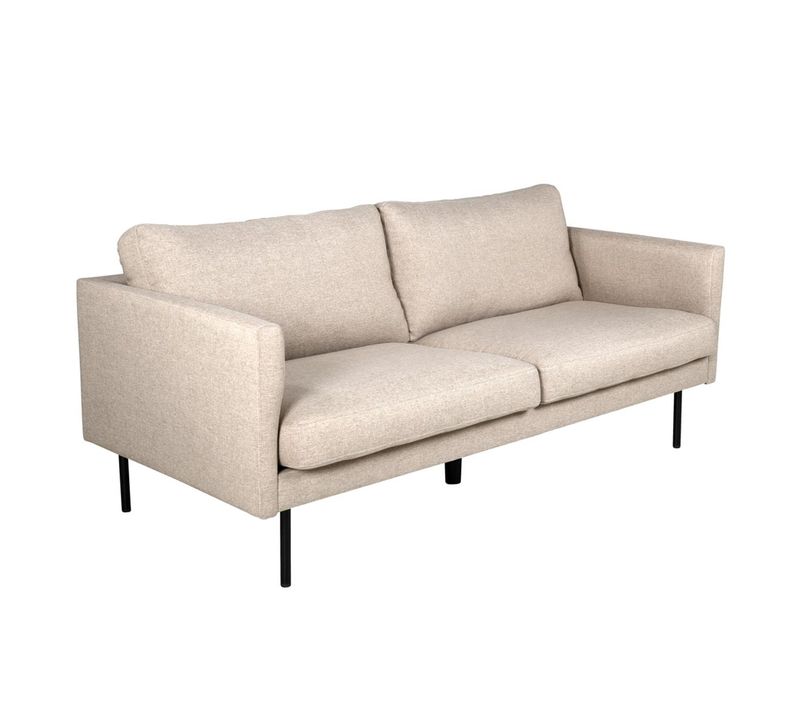 Canapé 2 Places En Tissu "zoom" 180cm Marron