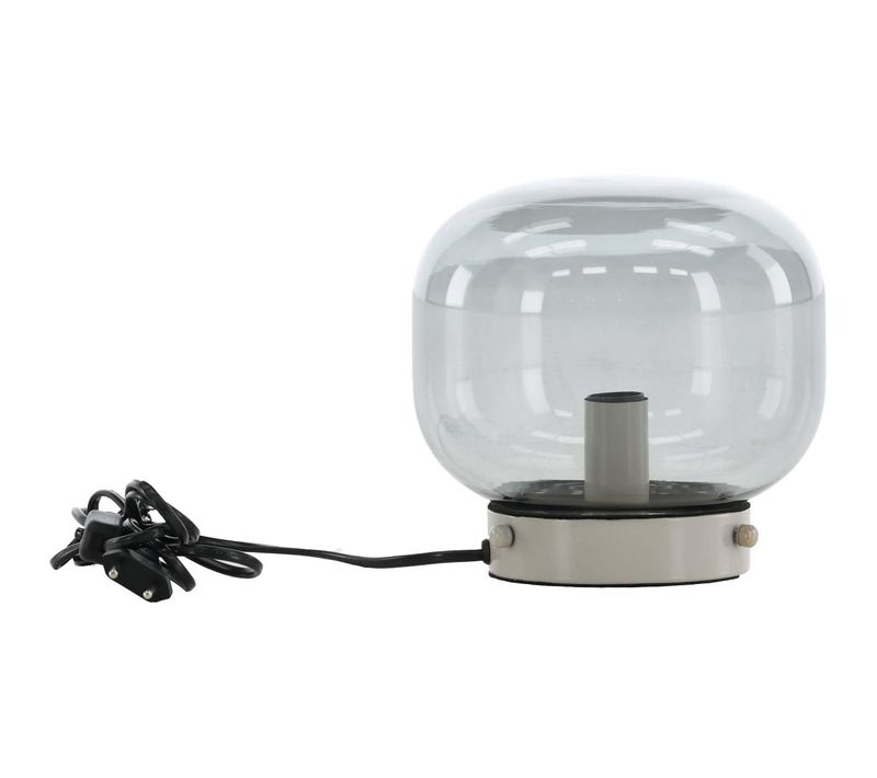 Lampe à Poser En Acier Et Verre Bollonelie