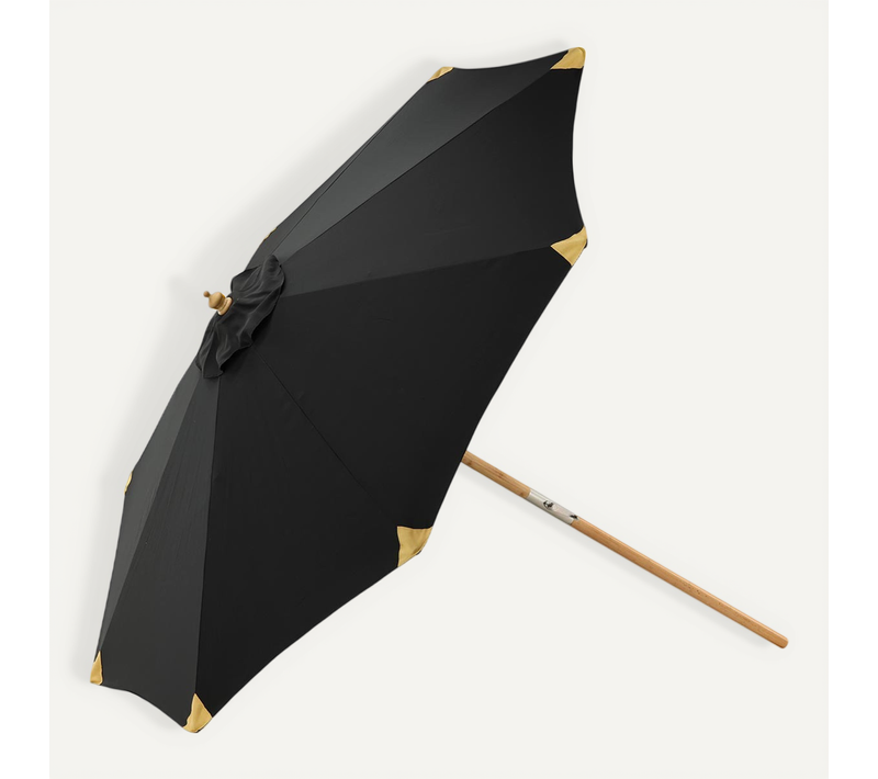 Parasol En Bois "cerox" 270cm Noir