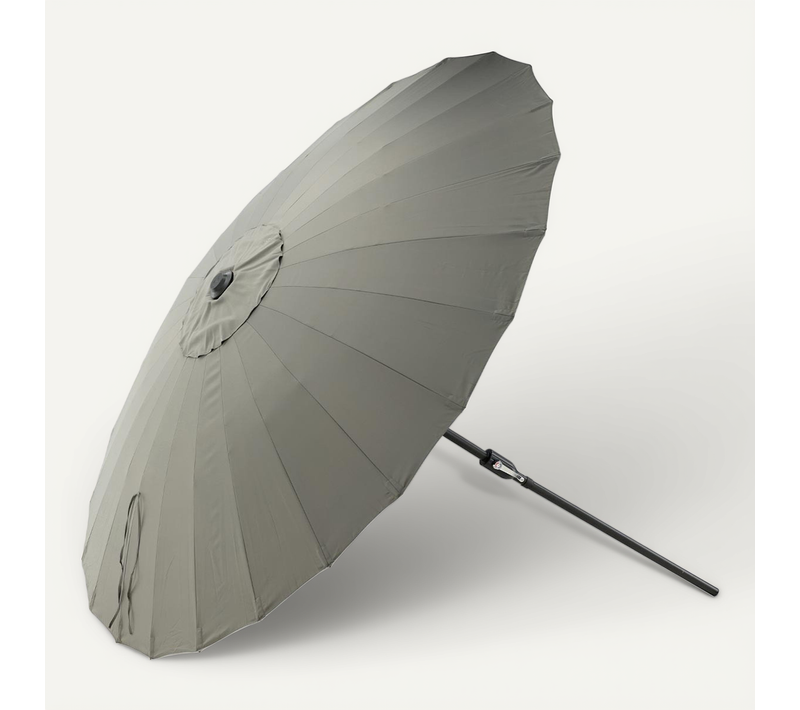 Parasol Design "palmetto" 270cm Gris