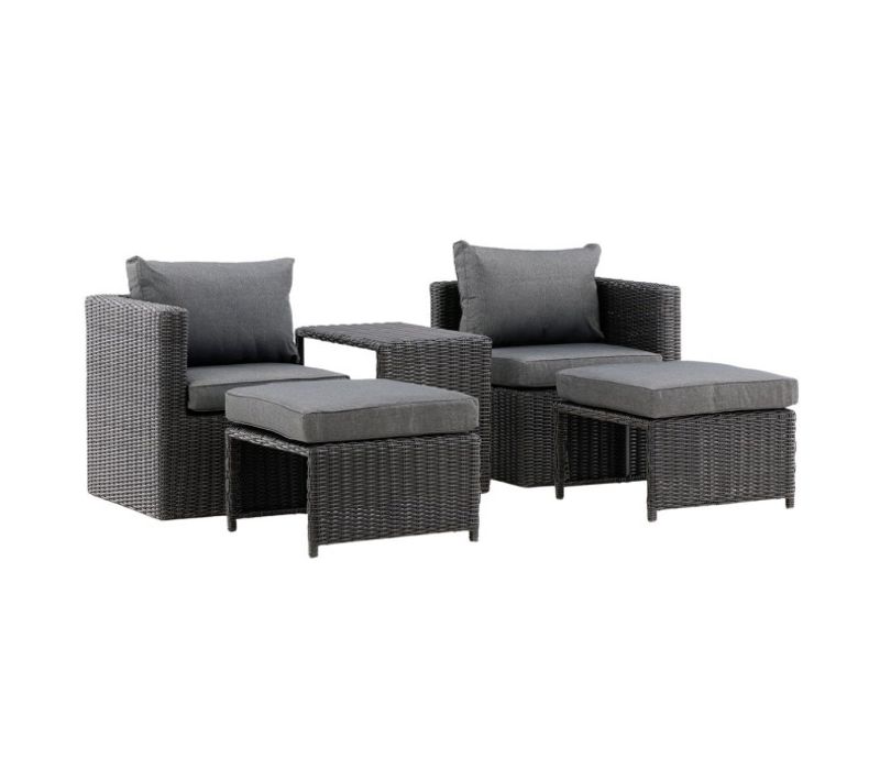 Salon De Jardin "quad" 66cm Noir