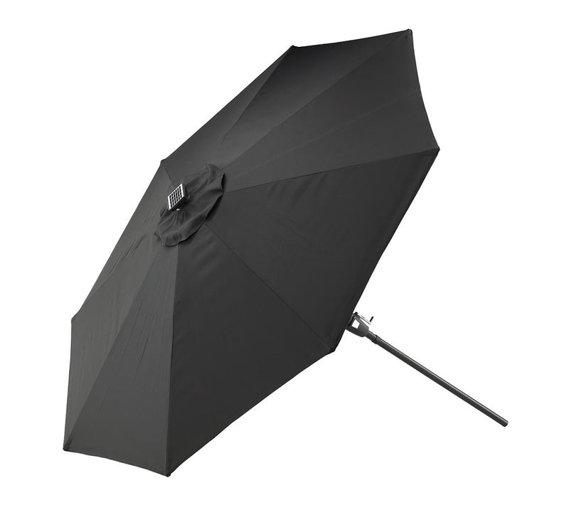 Parasol à LED "sabal" 270cm Noir
