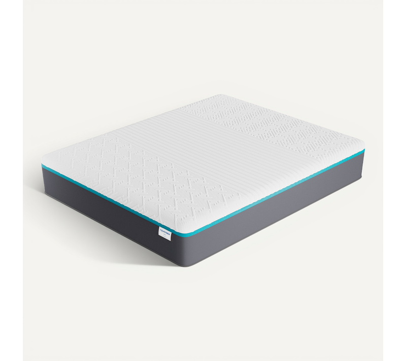 Matelas mousse latex 160x200 cm ferme, accueil gel mémoire de forme, 28 cm d'épaisseur