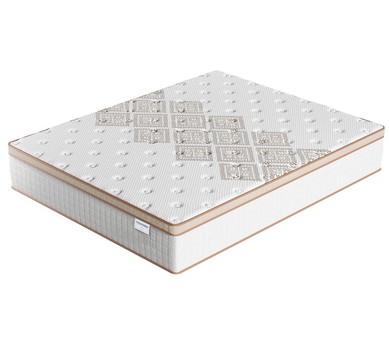 Matelas hybride 200x200 cm ERRAKIS accueil mousse épaisseur 28 cm