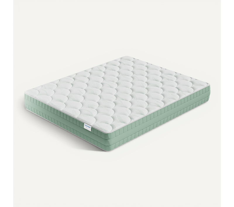 Matelas mousse végétale 90x190 cm accueil mémoire de forme Ép.22 cm