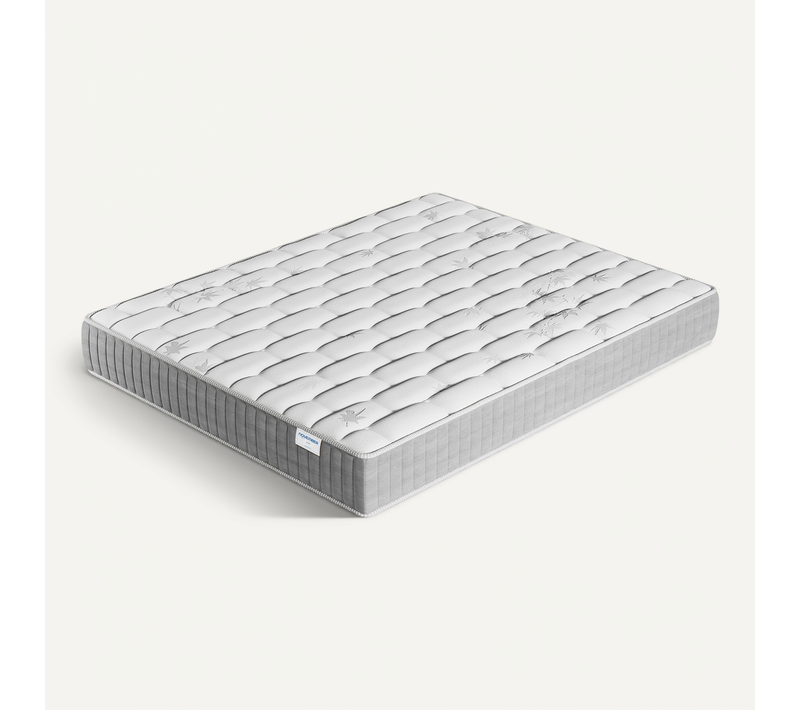 Matelas hybride 200x200 cm GALICE - Accueil mémoire de forme épaisseur 25 cm