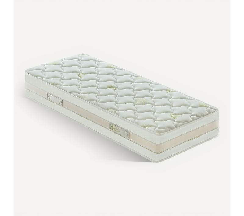 Matelas Mousse 80x200 - Accueil Mémoire De Forme - Hauteur 25 Cm - Housse Amovible - Modèle Ibiza