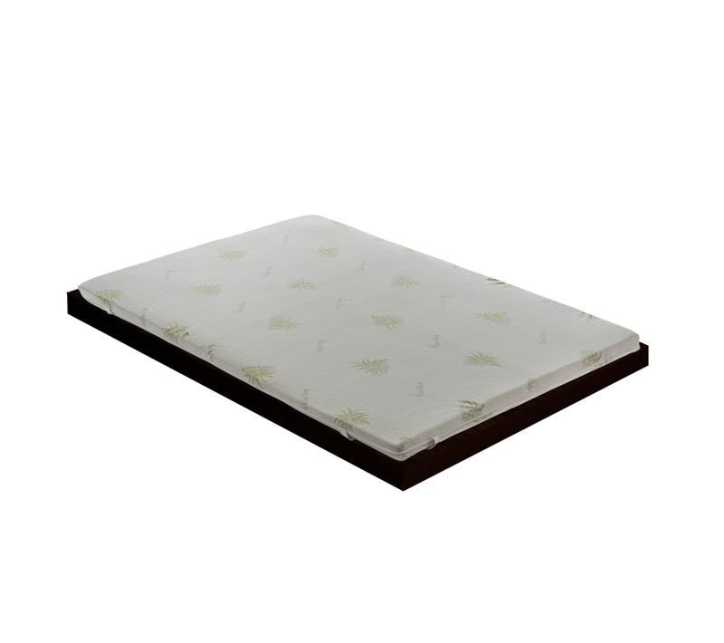 Surmatelas Mousse 120x200 - 5 Cm Mémoire De Forme 9 Zones De Confort