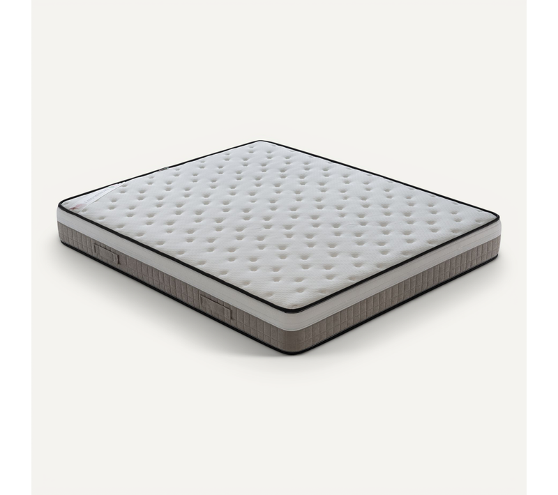 Matelas Mousse 140x190 Cm - Epaisseur 22 Cm - Haute Densité - Modèle Assisi