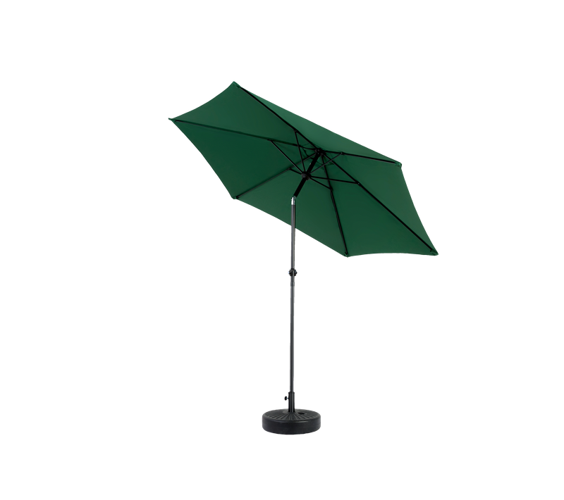 Parasol Double Face Rectangulaire 4,5 m Avec Manivelle Pour Extérieur ,vert Foncé