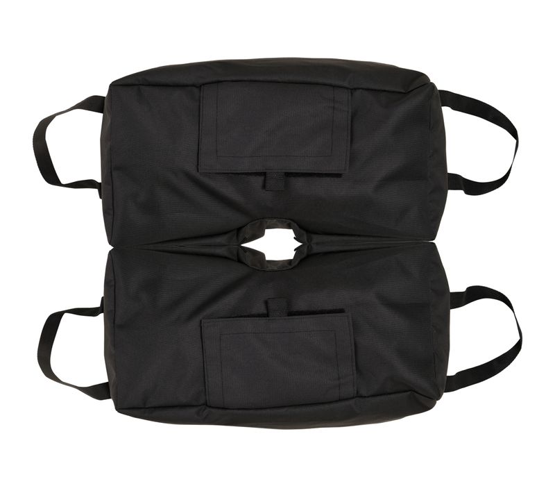Support Parasol Sacs De Lestage 2 Pièces Jusqu’à 50 kg Avec Pelle ,noir
