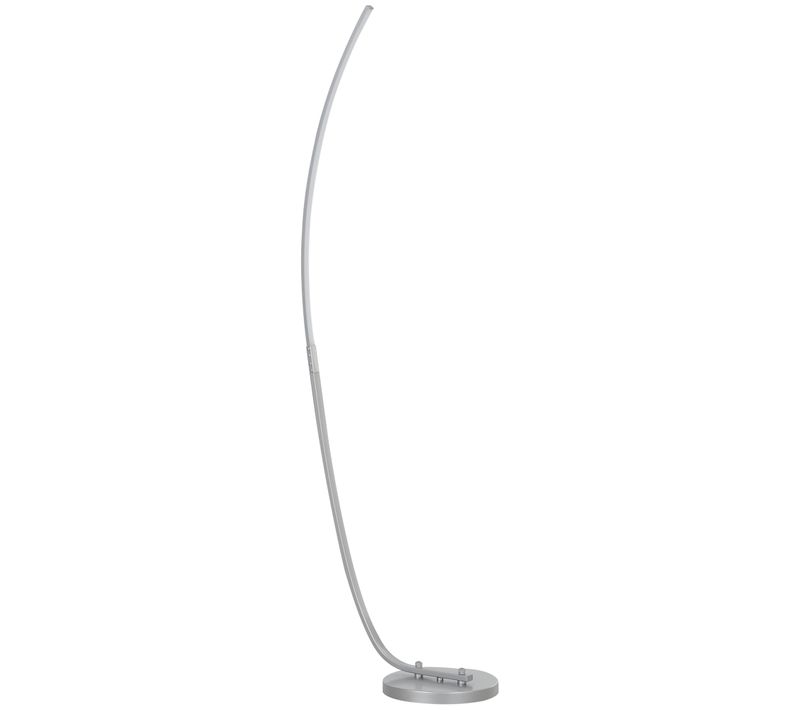 Lampadaire LED En Argent Avec Variateur, Lampe Debout Pour Salon