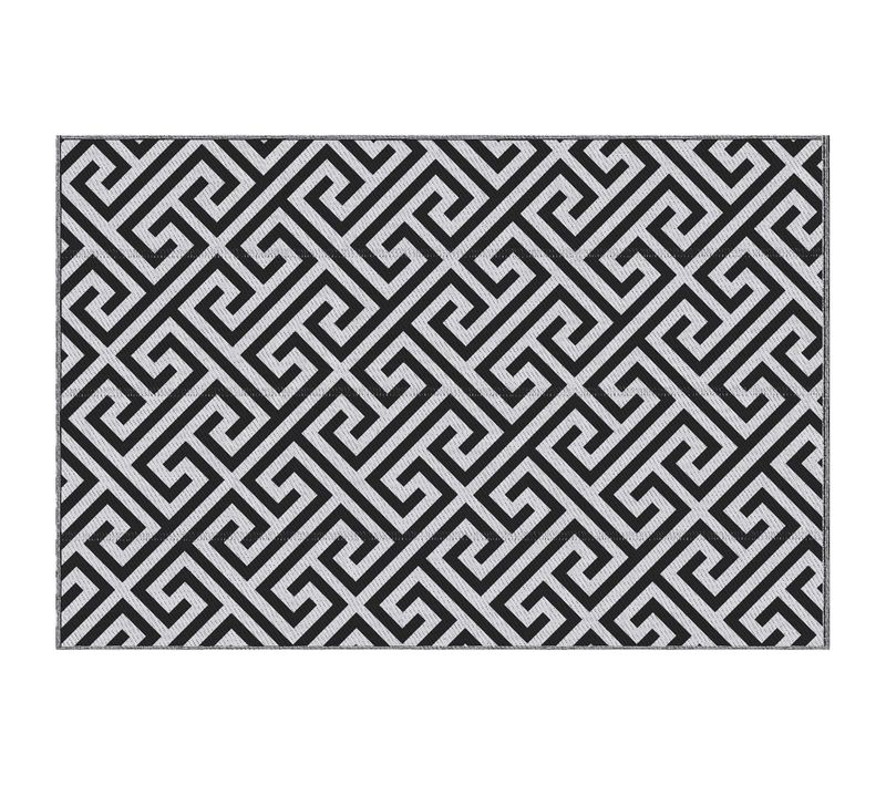Tapis D'extérieur En Plastique Réversible Résistant à L'eau Pour Terrasse Balcon, 152 X 243 Cm