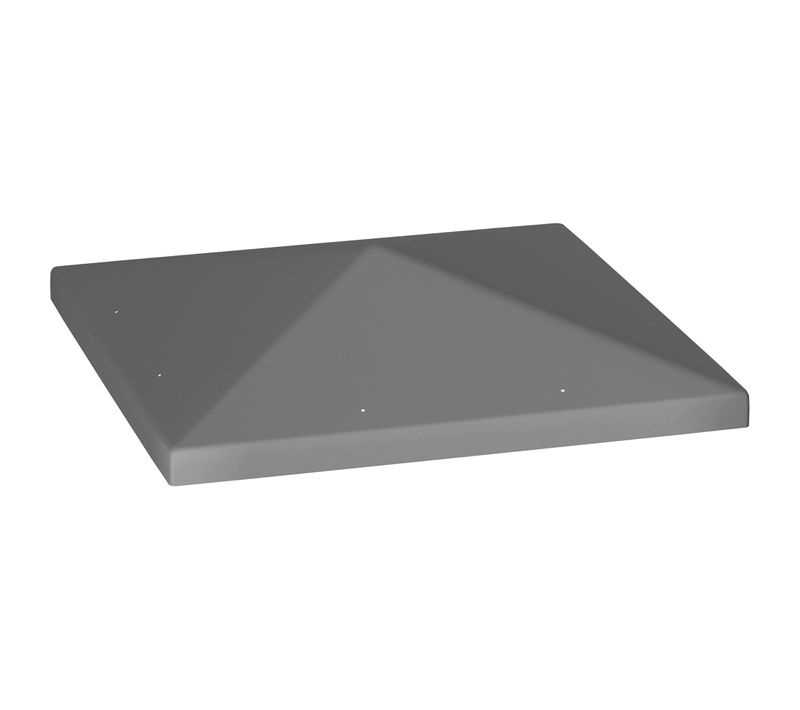 Housse De Pavilion 3 X 3 M En Tissu Oxford 370 G/m² étanche, Gris Foncé