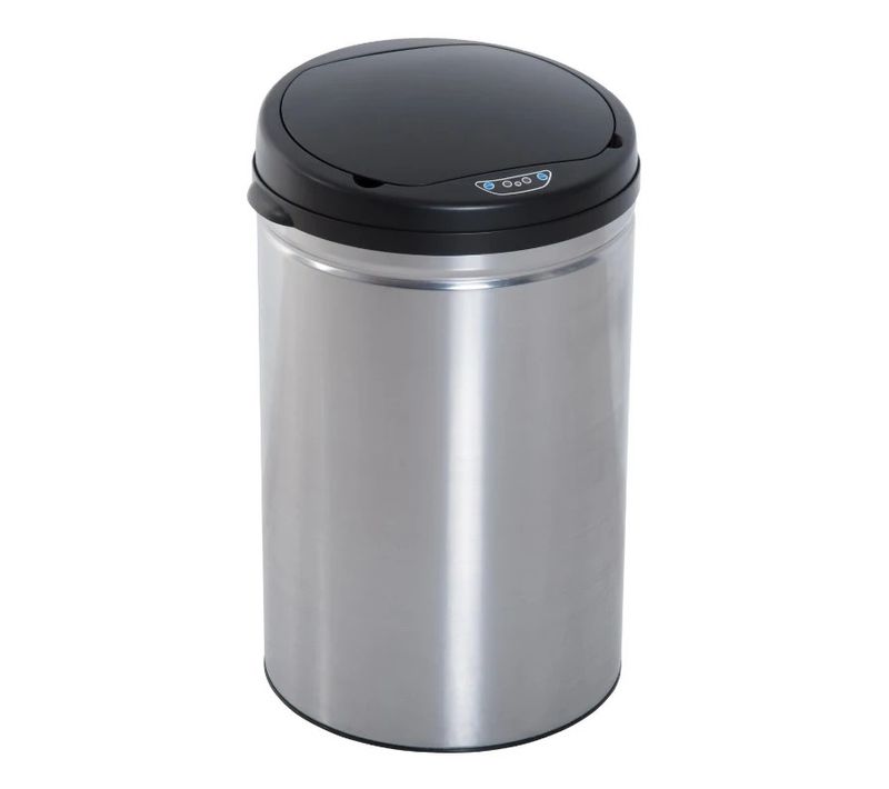 Poubelle Automatique En Acier Inoxydable, 30l, Capteur Ir, Seau Intérieur Optionnel