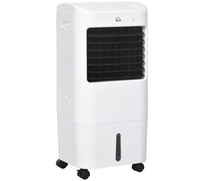 Climatiseur Mobile 3 En 1 Avec Humidification Refroidissement à Eau 15l Oscillant 60° Min 7,5h