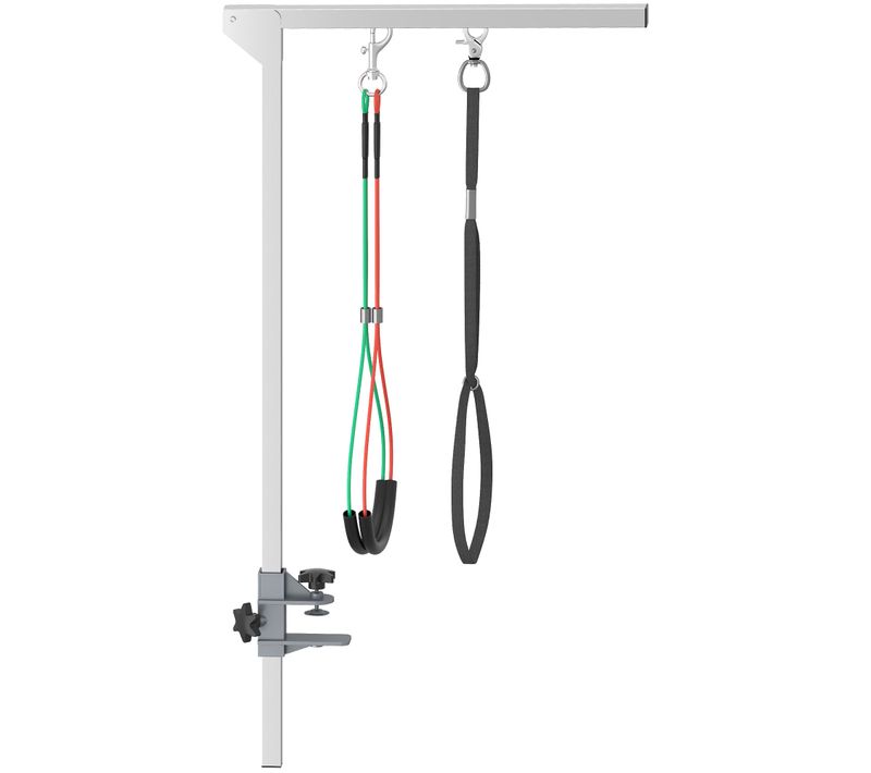 Bras De Toilettage Pliable Pour Animaux En Métal, Ajustable Avec Pince Et Support,pour Chiens Moyens