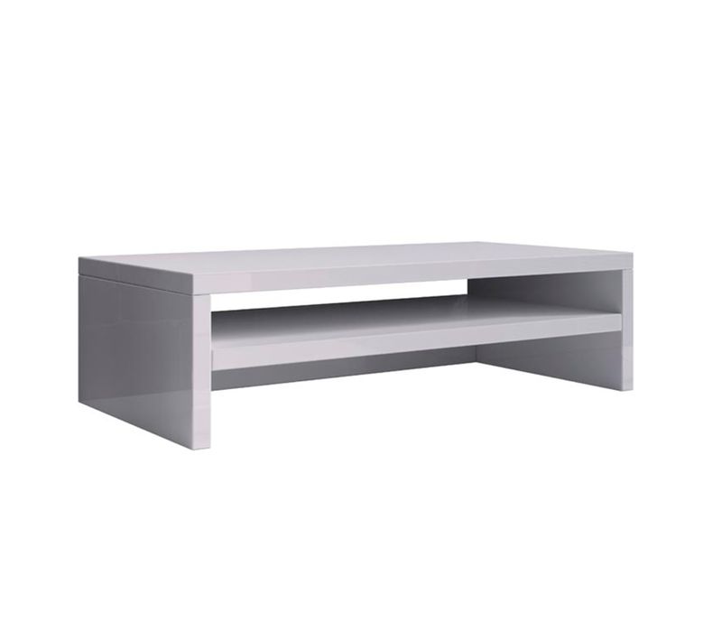 Support De Moniteur Pour Chambre Bureau En Blanc 46x23x13cm Adelis
