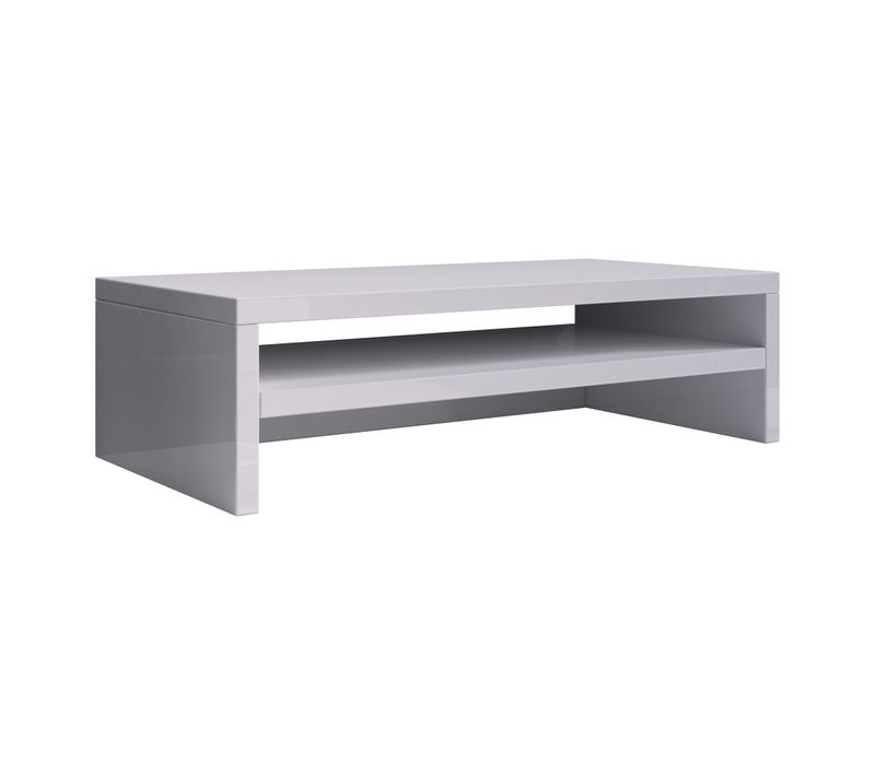 Support De Moniteur Pour Chambre Bureau En Blanc 46x23x13cm Adelis
