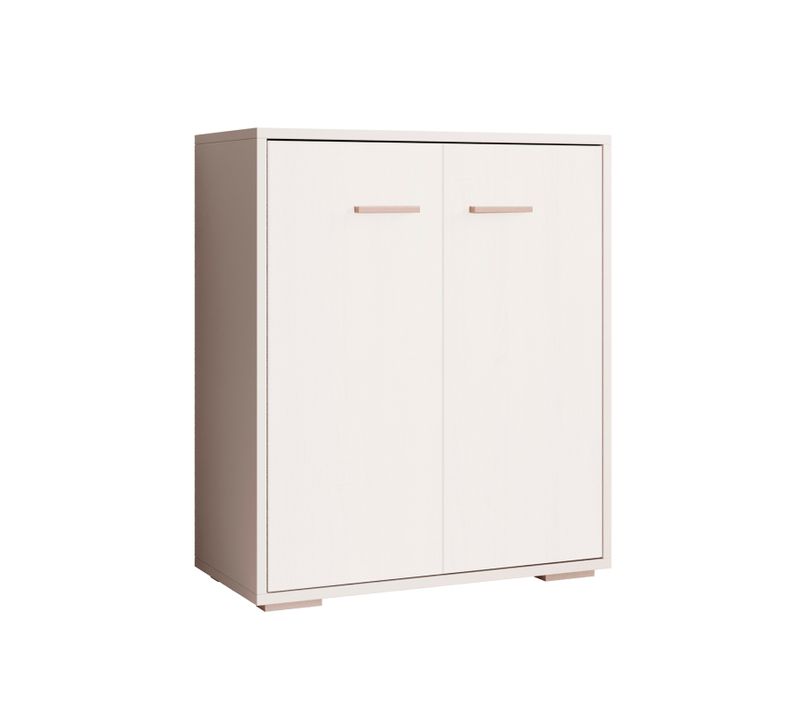 Bahut Buffet Bas Pour Salon Salle à Manger En Blanc 60x30x71cm Lander L2