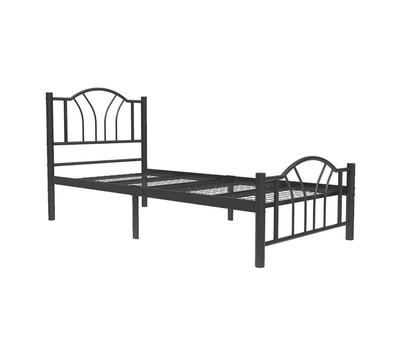 Lit Simple 90x190cm En Noir Danae