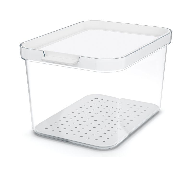 Boîte de rangement 2,15L  Blanc / Transparent