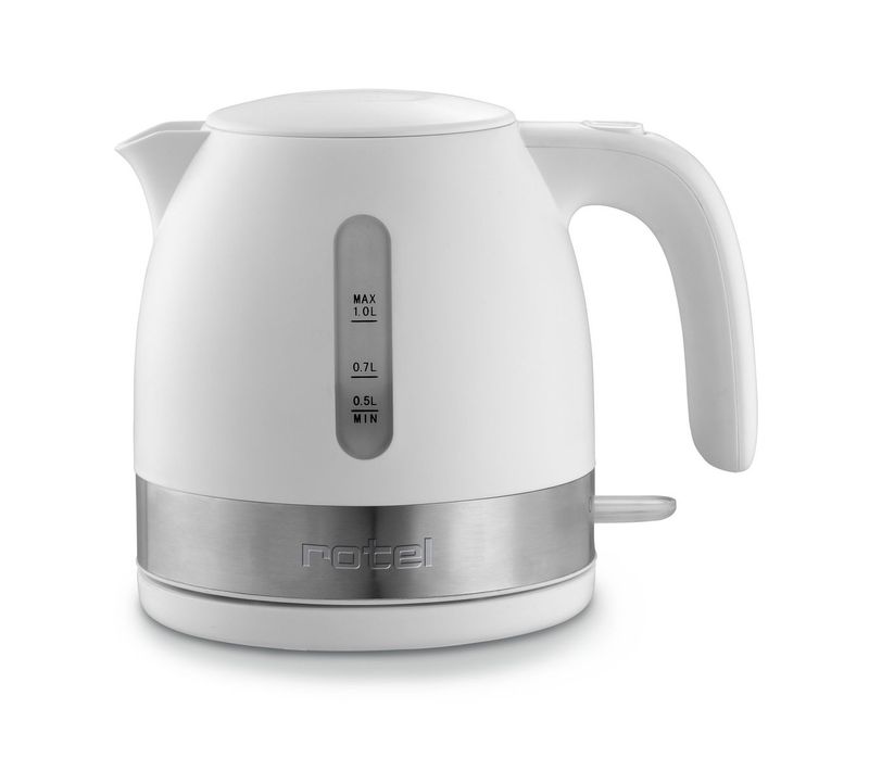 Bouilloire électrique Plastique Cerclée Inox Sans Fil 1 Litre Rotel