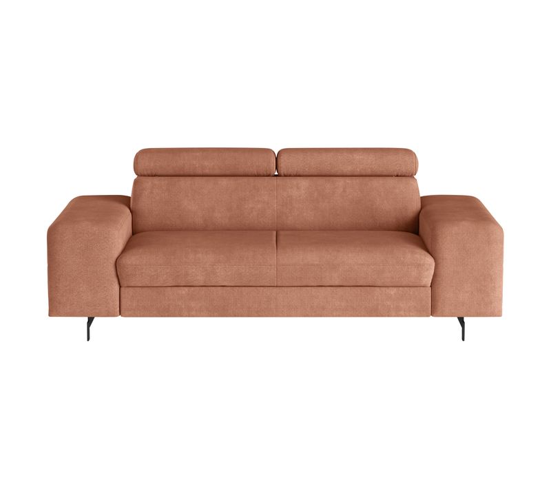 Canapé reposse pieds 3 places EMMA rimini orange
