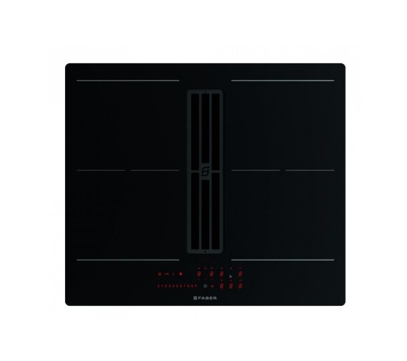 Table De Cuisson Induction Aspirante 60cm 4 Feux 7400w Noir - 5372700