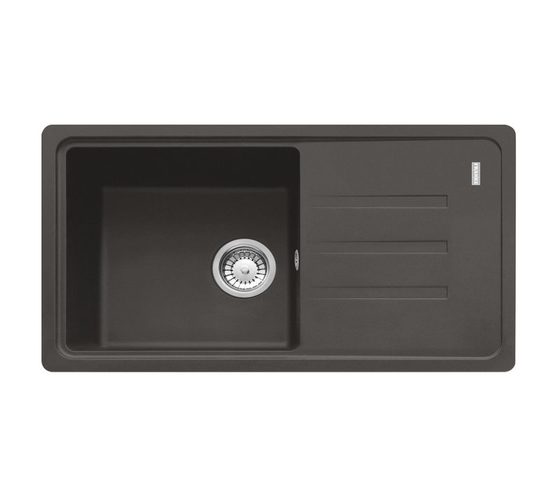 Evier granit 1 bac MALTA 78 x 50 cm gris ardoise