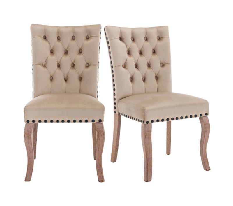 Lot de 2 Chaises De Salle à Manger, chaise De Cuisine Et De Salon Avec Poignée Unique à L'arrière