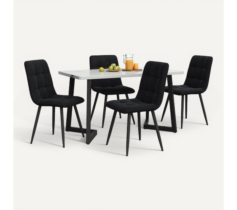 Ensemble De Salle à Manger (set De 4 Chaises)