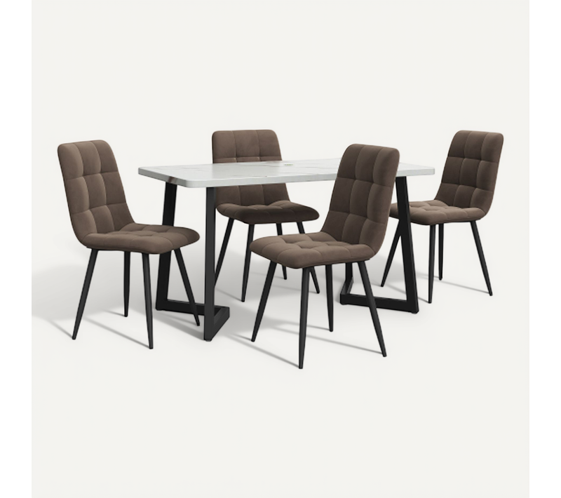 Ensemble De Salle à Manger (set De 4 Chaises)