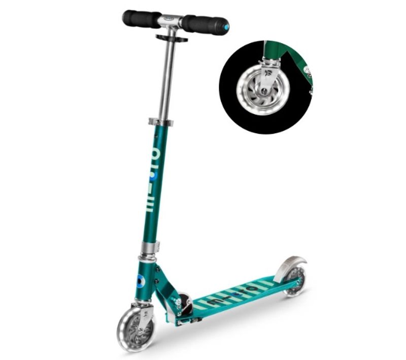 Trottinette   Sprite LED - Bleu Pétrole