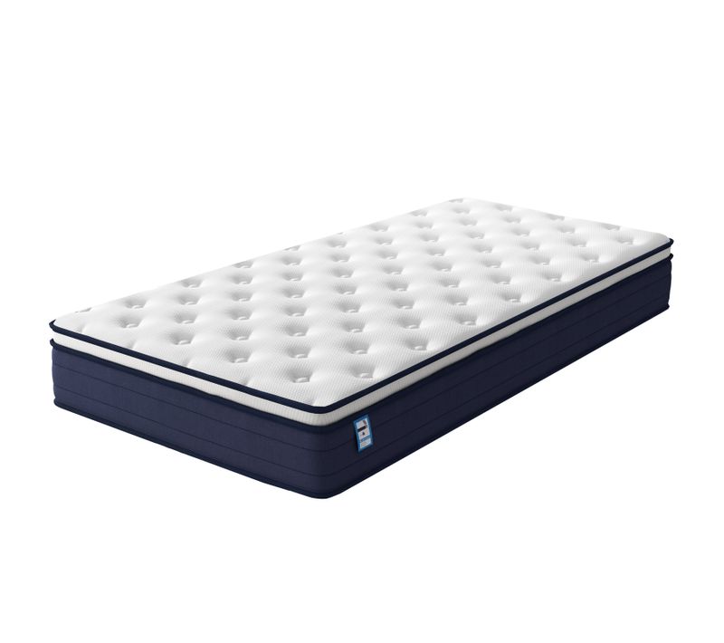 Matelas À Ressorts Ensachés 90x190cm, 25 Cm D'épaisseur