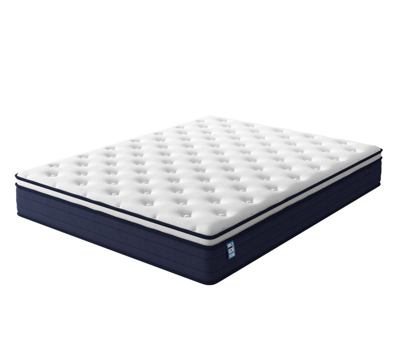 Matelas Ressorts Ensachés 140x190 cm, 25 Cm D'épaisseur, 7 zones