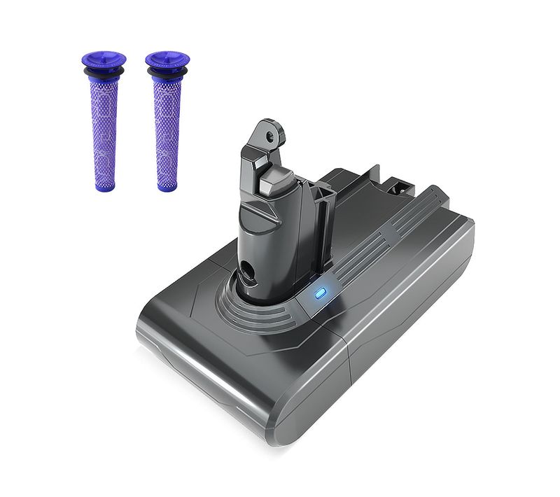 Batterie Pour Dyson Aspirateurs V6, Avec 2 Filtres