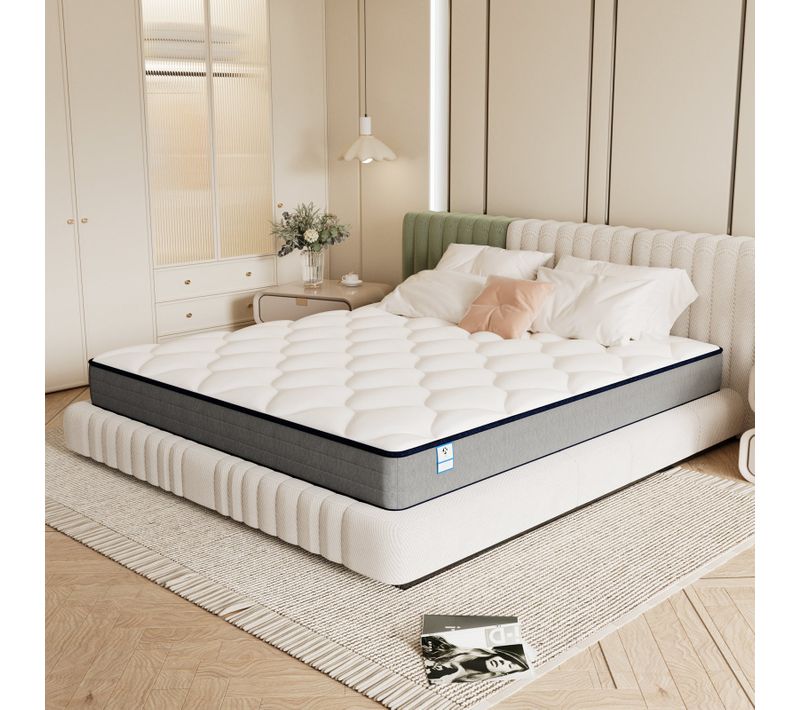 Matelas Ressorts 160x200 Épaisseur 20 Cm Confort, 7 Zones