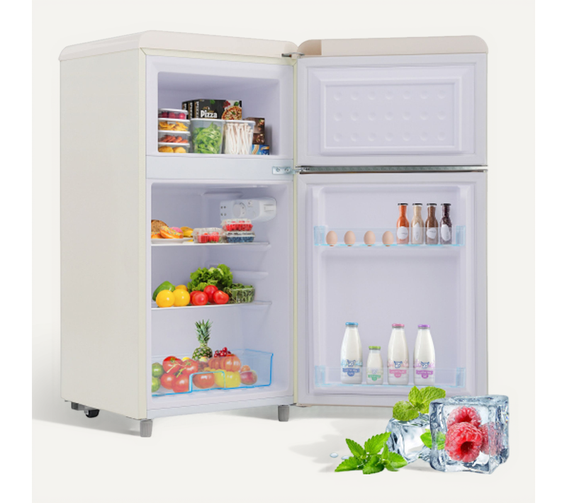Réfrigérateur  à Double Porte Supérieur Et Inférieur, 72 Litres De Volume Total [energieklasse E]