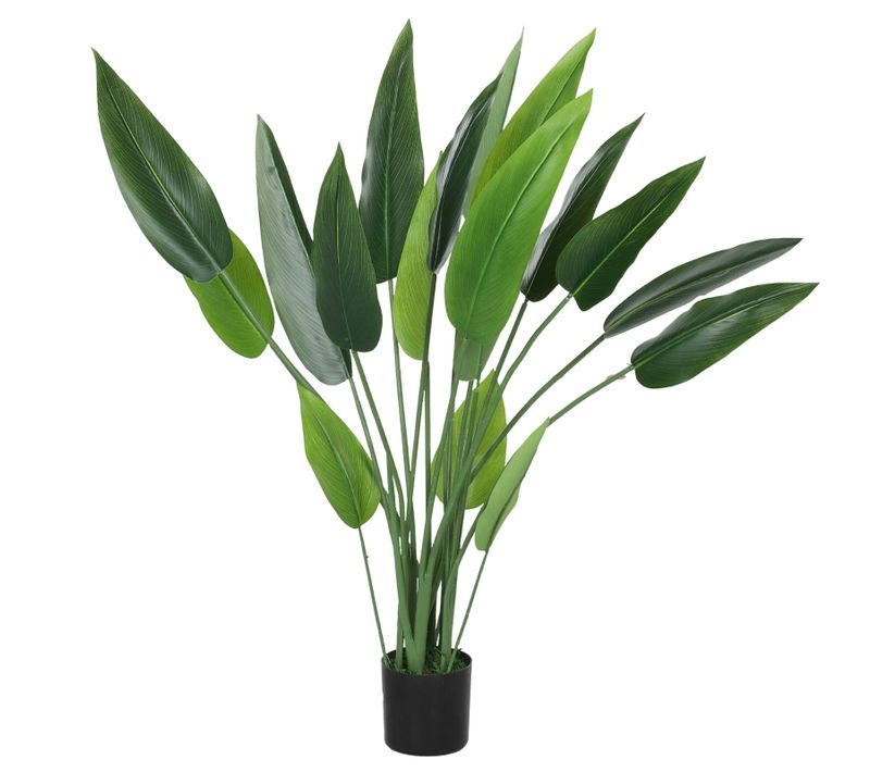 Plante Artificielle Oiseau De Paradis 110 Cm Avec Pot Décoratif
