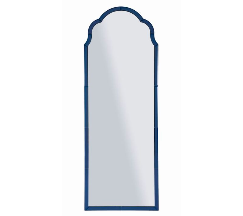 Miroir Mural Bleu 55x150 Cm Au Cadre Élégant Et Raffiné