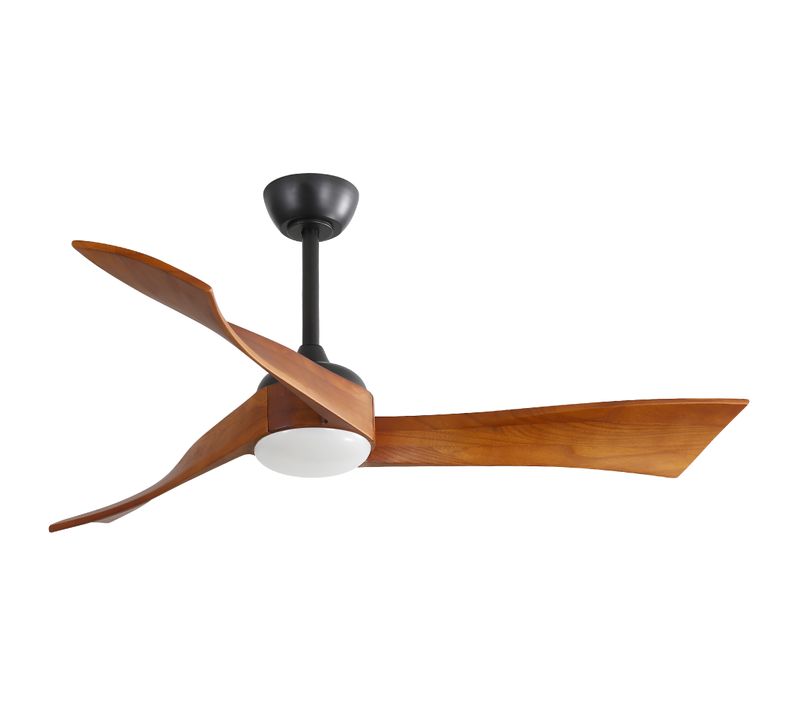 Ventilateur Plafond 52", Lumière LED, Télécommande 6 Vitesses, Moteur Réversible Basse Conso