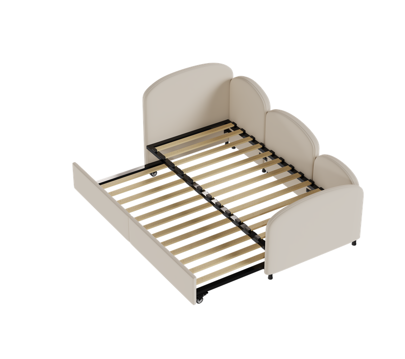 Lit Banquette Avec Tiroirs De Rangement, 90 X 200 Cm, Revêtement En Velours, Design Contemporain