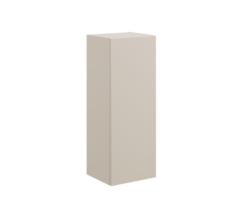 Colonne Semi-haute 1 Porte Finition Cachemire Mat Pour Salle De Bain