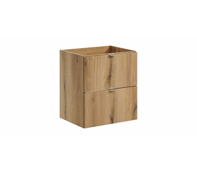 Meuble Sous Lavabo 50 cm 2 Tiroirs Nova Oak – Design Minimaliste Et Pratique