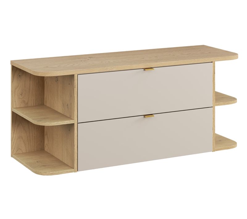 Meuble De Salle De Bain 120 cm Avec Plan De Travail Pratique Pour Rangement Optimal