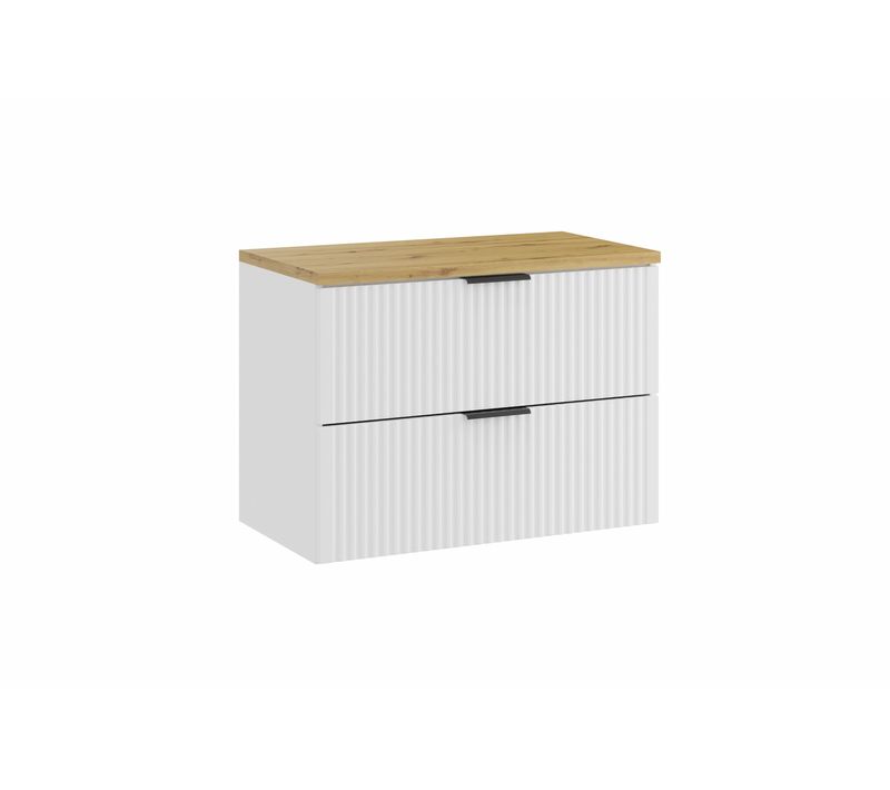 Meuble De Salle De Bain 80 Cm Avec Plan De Toilette élégant
