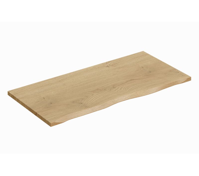 Plan Vasque 100 Cm Chêne Cremona Nature, Style Authentique Et Chaleureux