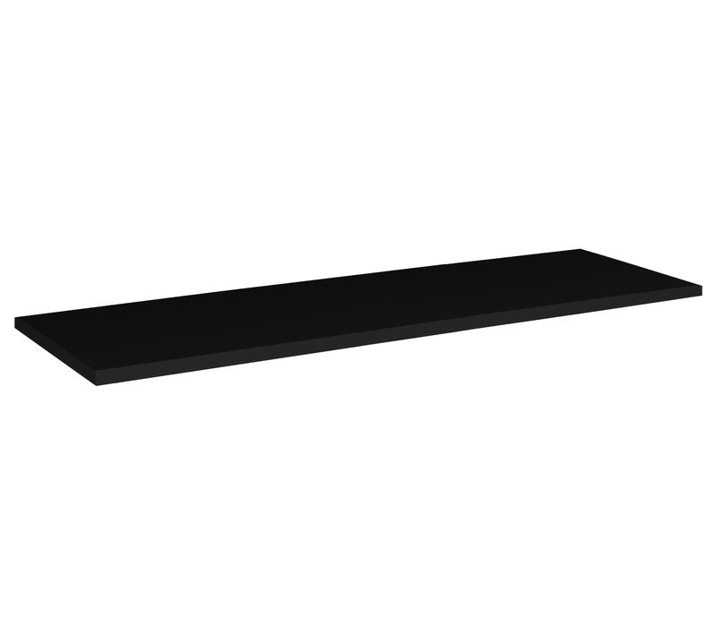 Plan Vasque 120 Cm Black Matt, Finition Moderne Pour Salle De Bain Contemporaine
