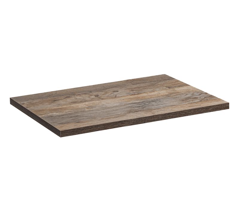 Plan Vasque 60 Cm Décor Santa Fe Vintage Oak – Ambiance Chaleureuse Et Naturelle